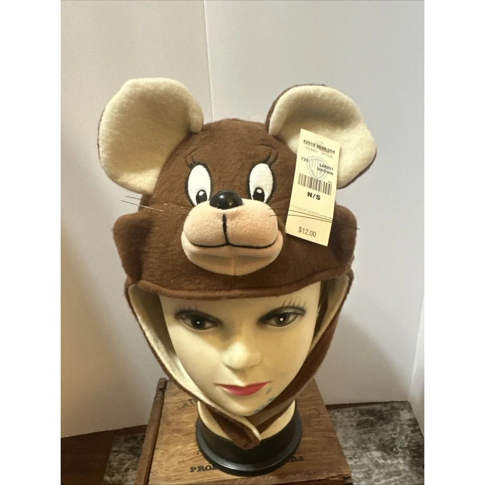Vintage Warner Brothers 1997 NWT Tom And Jerry (Jerry The Mouse) Kids Hat RARE